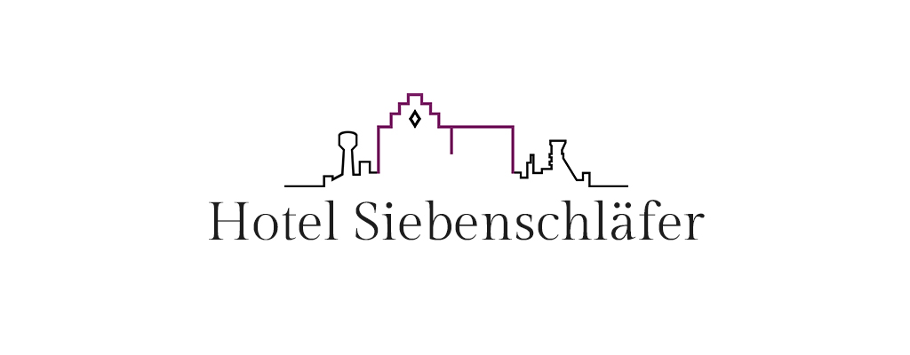 Christine Sperle – Logodesign, weiß – Hotel Siebenschläfer Alsdorf